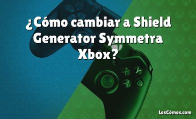 ¿Cómo cambiar a Shield Generator Symmetra Xbox?