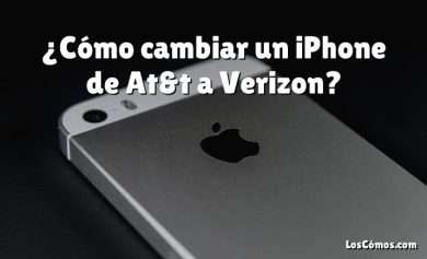 ¿Cómo cambiar un iPhone de At&t a Verizon?