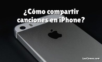 ¿Cómo compartir canciones en iPhone?