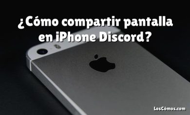 ¿Cómo compartir pantalla en iPhone Discord?
