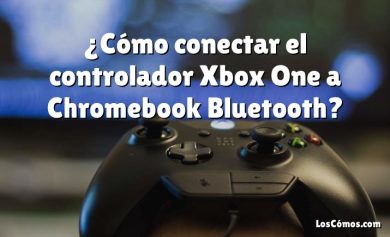 ¿Cómo conectar el controlador Xbox One a Chromebook Bluetooth?