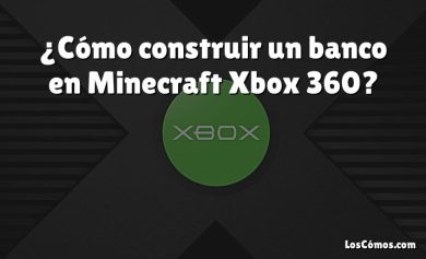 ¿Cómo construir un banco en Minecraft Xbox 360?