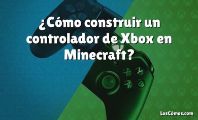 ¿Cómo construir un controlador de Xbox en Minecraft?