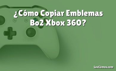 ¿Cómo Copiar Emblemas Bo2 Xbox 360?