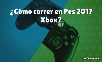 ¿Cómo correr en Pes 2017 Xbox?