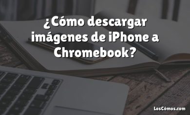 ¿Cómo descargar imágenes de iPhone a Chromebook?