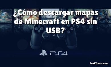 ¿Cómo descargar mapas de Minecraft en PS4 sin USB?