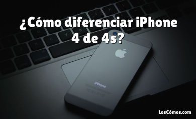 ¿Cómo diferenciar iPhone 4 de 4s?