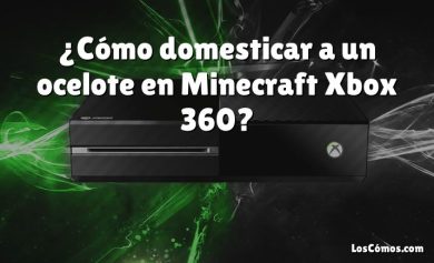 ¿Cómo domesticar a un ocelote en Minecraft Xbox 360?