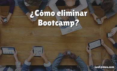 ¿Cómo eliminar Bootcamp?