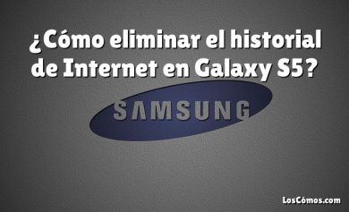 ¿Cómo eliminar el historial de Internet en Galaxy S5?