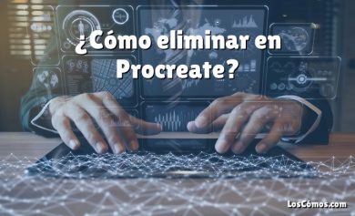 ¿Cómo eliminar en Procreate?