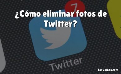 ¿Cómo eliminar fotos de Twitter?