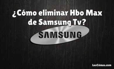 ¿Cómo eliminar Hbo Max de Samsung Tv?