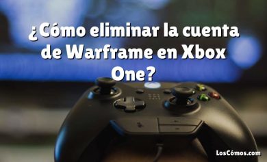 ¿Cómo eliminar la cuenta de Warframe en Xbox One?