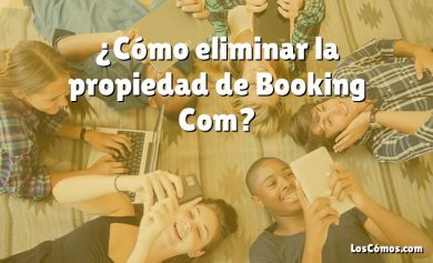 ¿Cómo eliminar la propiedad de Booking Com?