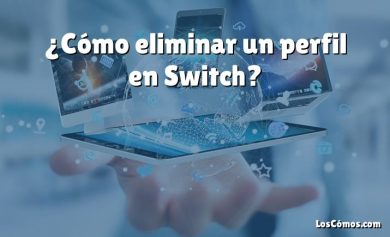 ¿Cómo eliminar un perfil en Switch?