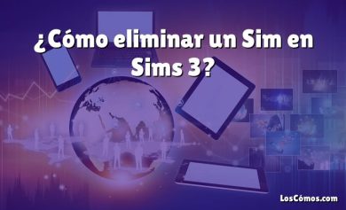 ¿Cómo eliminar un Sim en Sims 3?
