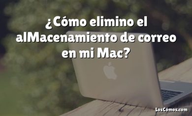 ¿Cómo elimino el alMacenamiento de correo en mi Mac?