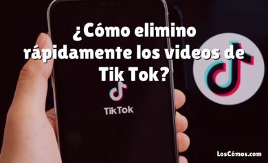 ¿Cómo elimino rápidamente los videos de Tik Tok?