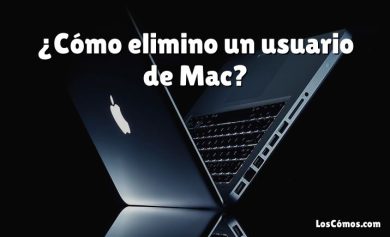 ¿Cómo elimino un usuario de Mac?