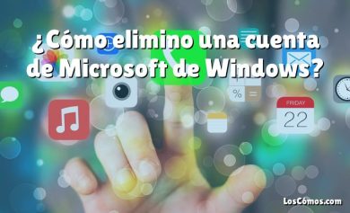 ¿Cómo elimino una cuenta de Microsoft de Windows?