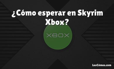 ¿Cómo esperar en Skyrim Xbox?
