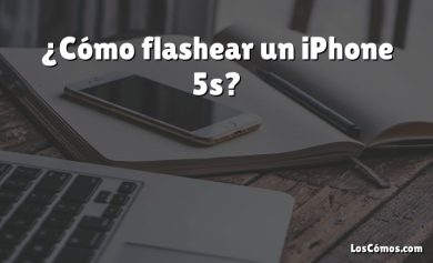 ¿Cómo flashear un iPhone 5s?