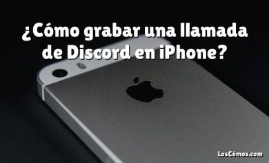 ¿Cómo grabar una llamada de Discord en iPhone?