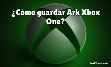 ¿Cómo guardar Ark Xbox One?