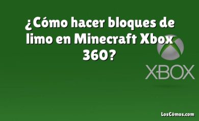 ¿Cómo hacer bloques de limo en Minecraft Xbox 360?