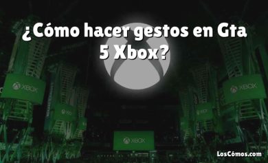¿Cómo hacer gestos en Gta 5 Xbox?