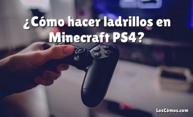 ¿Cómo hacer ladrillos en Minecraft PS4?