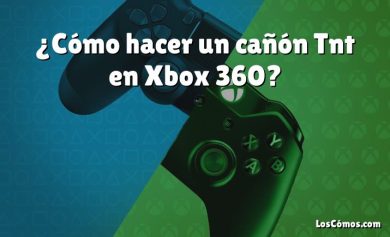 ¿Cómo hacer un cañón Tnt en Xbox 360?