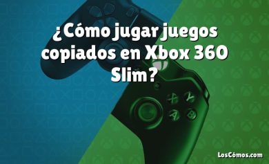 ¿Cómo jugar juegos copiados en Xbox 360 Slim?