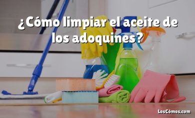 ¿Cómo limpiar el aceite de los adoquines?