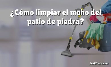 ¿Cómo limpiar el moho del patio de piedra?