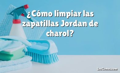 ¿Cómo limpiar las zapatillas Jordan de charol?