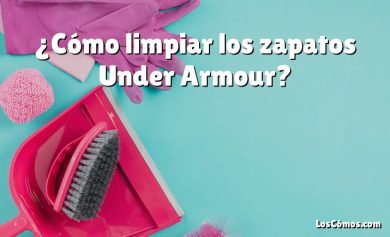 ¿Cómo limpiar los zapatos Under Armour?