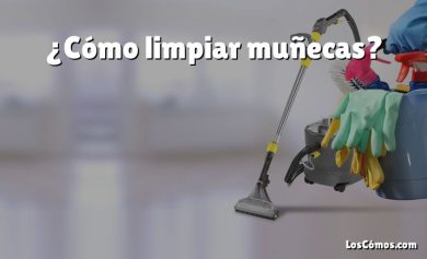 ¿Cómo limpiar muñecas?