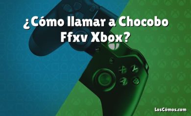 ¿Cómo llamar a Chocobo Ffxv Xbox?