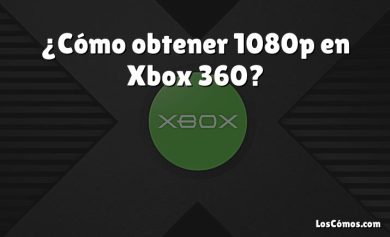 ¿Cómo obtener 1080p en Xbox 360?