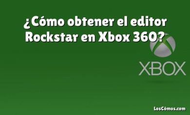 ¿Cómo obtener el editor Rockstar en Xbox 360?