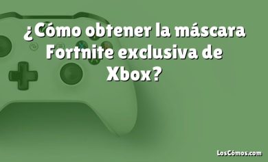 ¿Cómo obtener la máscara Fortnite exclusiva de Xbox?