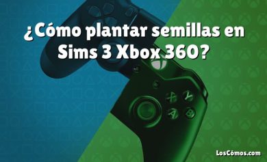 ¿Cómo plantar semillas en Sims 3 Xbox 360?