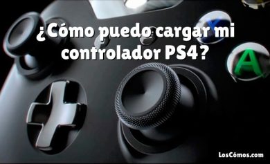¿Cómo puedo cargar mi controlador PS4?