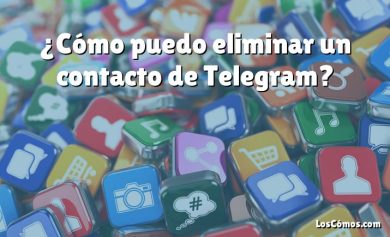 ¿Cómo puedo eliminar un contacto de Telegram?