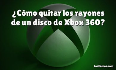 ¿Cómo quitar los rayones de un disco de Xbox 360?