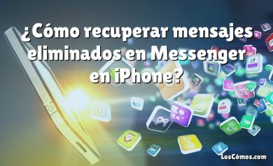 ¿Cómo recuperar mensajes eliminados en Messenger en iPhone?