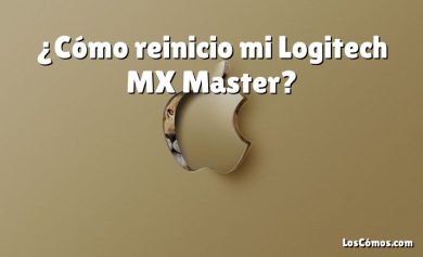 ¿Cómo reinicio mi Logitech MX Master?